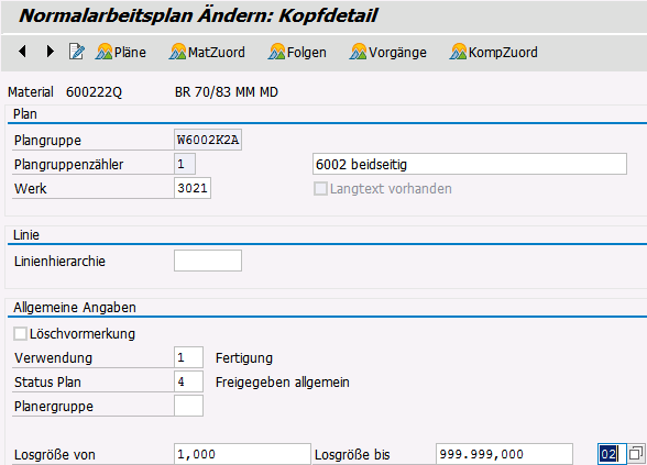 Kopfübersicht Kaschierung