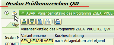 Variante auswählen