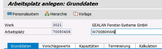 Bezeichnung anpassen